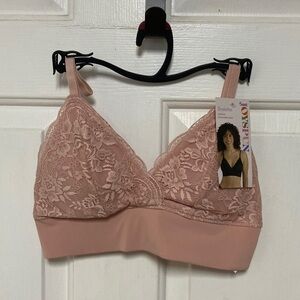 Joyspun Floral Lace Bralette in Blush